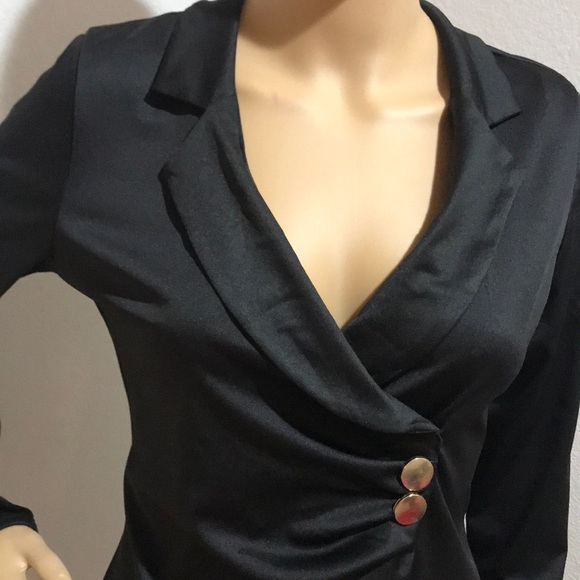 👠 NEW Women’s Black Long Sleeve Career Dress - Picture 3 of 8